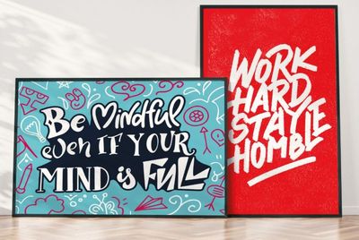 Custom Products Motivational Posters Printify
