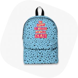 unisex custom backpack